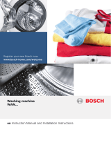Bosch WAN201600W/06 Operat/Install/Short Instruct/Progr.-tab