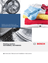 Bosch WAYH89XES/12 User manual