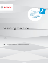 Bosch WAN24278EP/30 User manual and assembly instructions