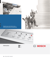 Bosch SMS58E32GB User manual