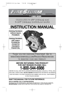 Black & Decker FIRESTORM FS2406CS Owner's manual