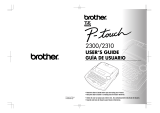 Brother PT-2300 User manual
