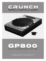 Crunch GP 800 Owner's manual
