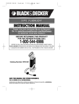 Black & Decker VPX1401 User manual