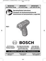 Bosch PS11 User manual