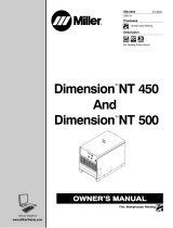 Miller DIMENSION NT 450/500 User manual