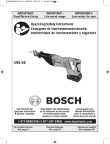 Bosch CRS180K User manual