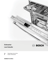 Bosch SPE53U52UC/33 User manual