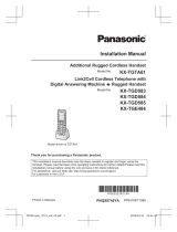 Panasonic KXTGE484 Operating instructions
