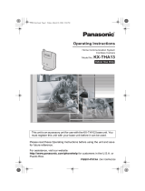 Panasonic KXTHA13 Operating instructions