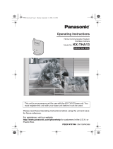 Panasonic KXTHA13 Operating instructions