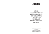 Zanussi ZK24/9R User manual