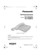 Panasonic KXTS560FX Operating instructions