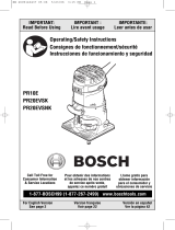 Bosch PR10E User manual