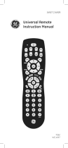 GE 24922 - Universal Remote Control User manual