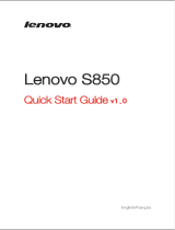 Lenovo S850 Operating instructions