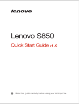 Lenovo S850 Owner's manual