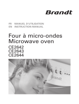 Brandt CE2642W Owner's manual