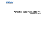 Epson Perfection V800 Photo User manual