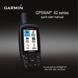 Garmin GPS Map 62 User manual