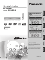 Panasonic DMRES15 User manual