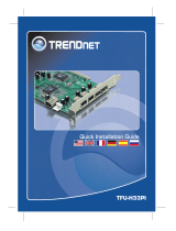 Trendnet TFU-H33PI User manual