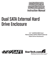 StarTech.com3.5in eSATA USB Dual Removable SATA RAID External Hard Drive Enclosure