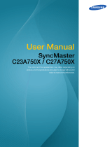 Samsung C23A750X User manual