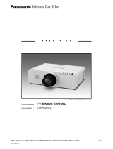 Panasonic PT-EW530EL Specification