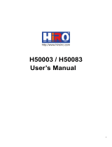 HiRO H50083 User manual