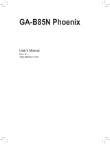 Gigabyte GA-B85N User manual