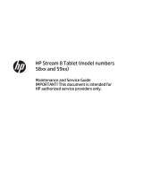 HP Stream 8 Tablet - 5903tw User guide