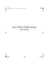 Acer G540-E5405 - Altos User manual