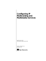 Avaya Configuring IP Multicasting Services User manual