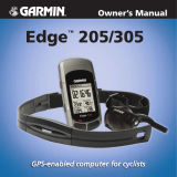 Garmin Edge 305 Owner's manual