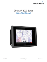 Garmin Wyswietlacz wielofunkcyjny GPSMAP 8008 Quick start guide