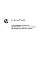 HP Stream 7 Tablet - 5701na User guide
