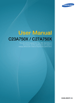 Samsung C23A750X User manual