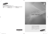 Samsung LE40A556P1F User manual