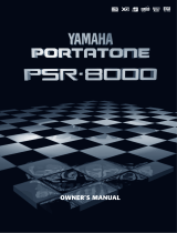 Yamaha PSR-8000 Owner's manual