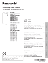 Panasonic WHUX09HE8 Owner's manual