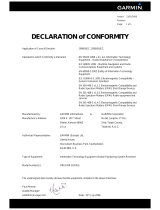 Garmin Oregon 600 Declaration of conformity
