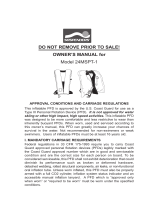 Stearns Safety & Survival 24MSPT-1 User manual