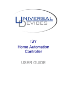 Universal Devices ISY994i/IR PRO Controller User manual