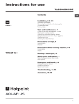 Hotpoint WMAQF 721G UK User guide