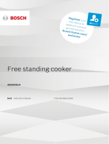 Bosch Electric range cooker User manual