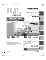 Panasonic SC-HT1500 Owner's manual