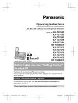 Panasonic KXTG7843 Operating instructions