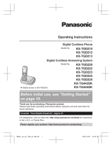 Panasonic KXTGD225 User manual