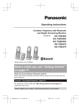 Panasonic KXTGE463 Operating instructions
